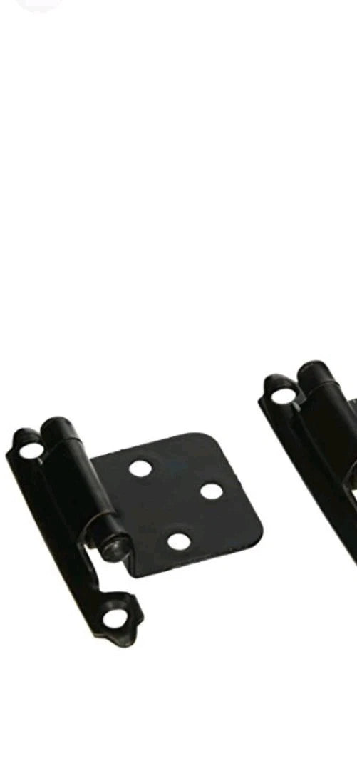 10PK Liberty Face Frame Overlay Self Closing Cabinet Hinge Venetian Black