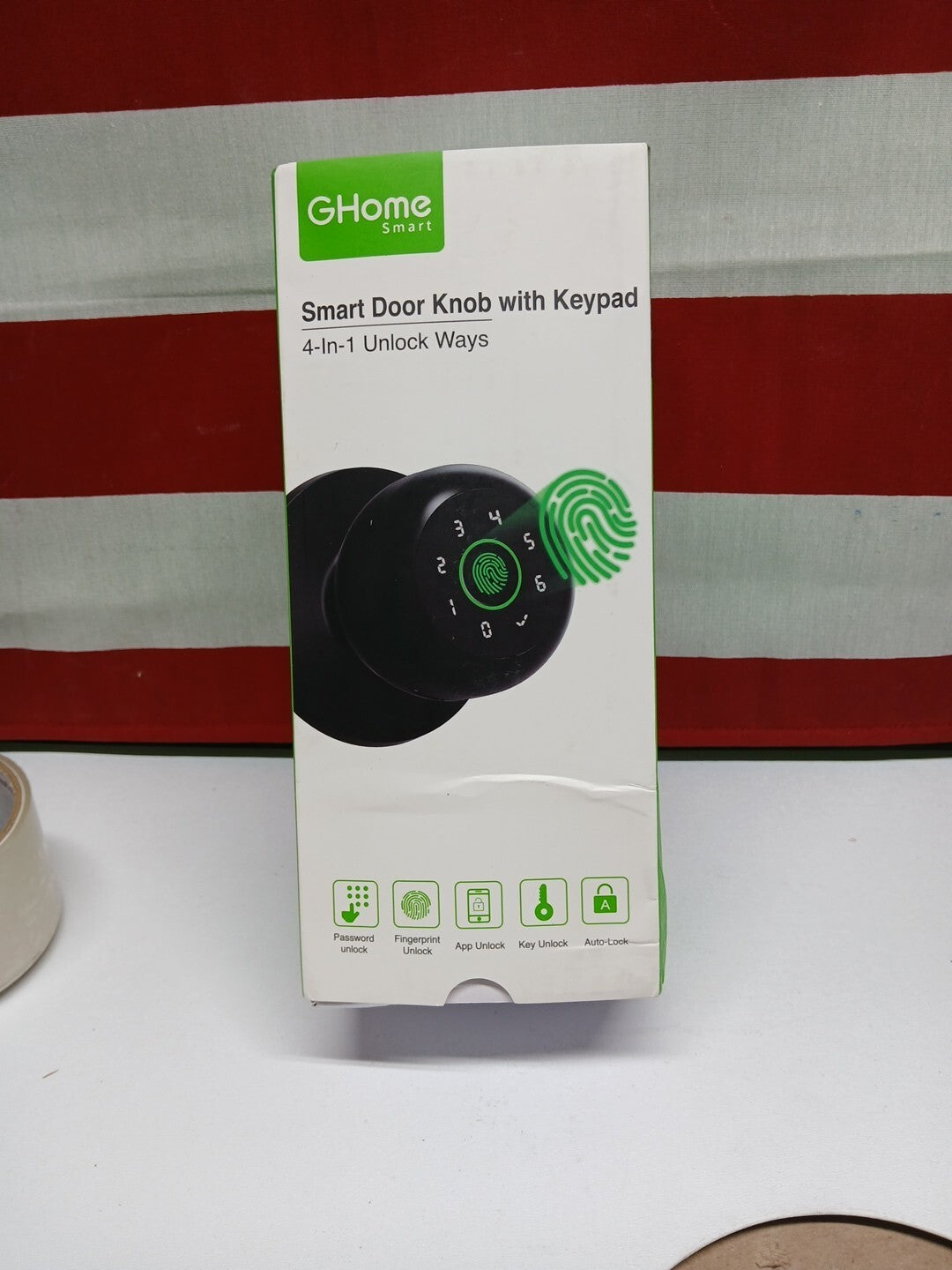 GHome 4 in 1 Smart Door Knob with Keypad K10PRO