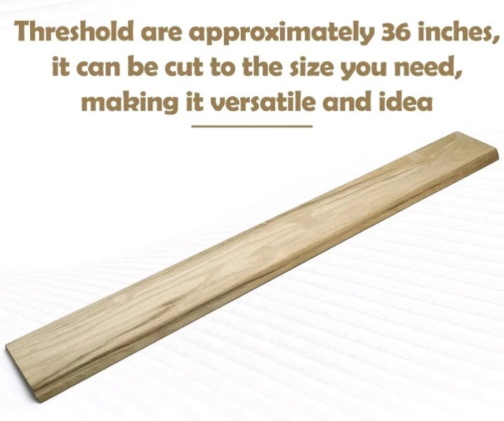 Kigley Solid Red Oak Interior Threshold Wood Overlap Threshold Transition OB