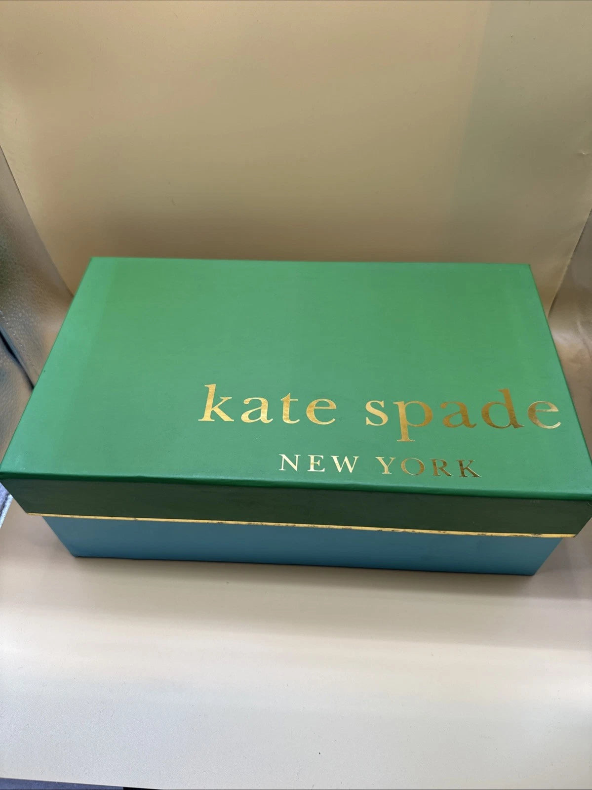Kate Spade Stripe Espadrille Mules Size 10 Navy White Ruffled SlipOn Jute Resort