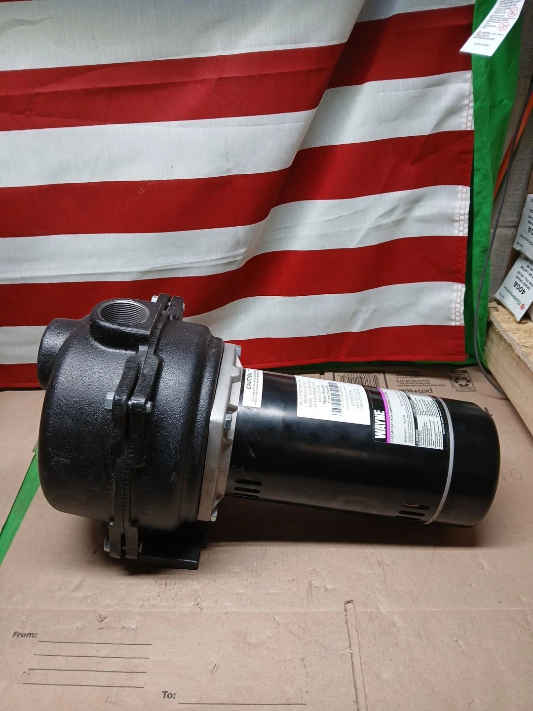 Wayne 1-1/2 HP Cast Iron Quick-Prime Lawn-Sprinkler Pump. NOB-..