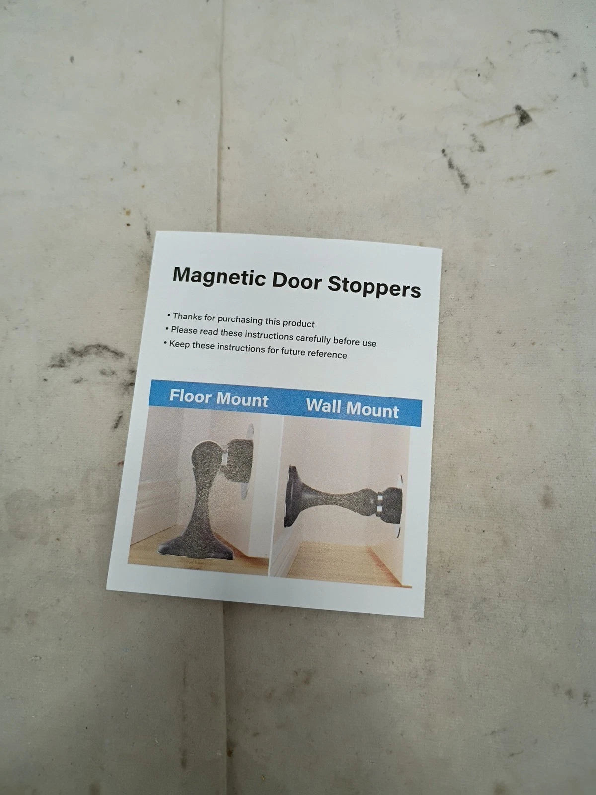 4 Pack Door Stoppers Magnetic Door Catch, Stainless Steel Heavy Duty Door Stops