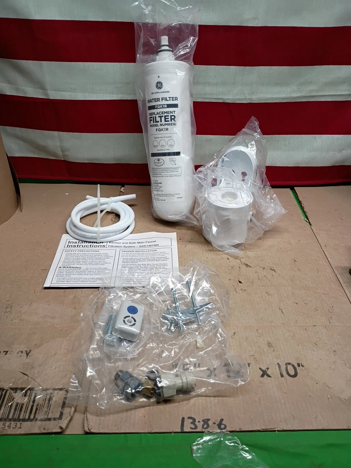 GE Under Sink Single Stage High Flow Water Filtration System GXK140TNN.
