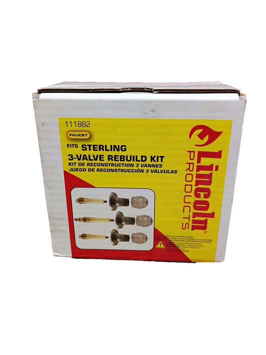 LINCOLN PRODUCTS LIN111882 3 VLV RBLD KIT FITS STERLING