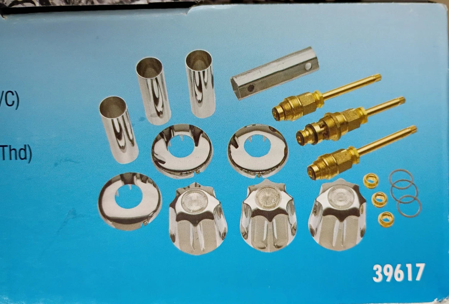 2pk Danco 39617 Tub/Shower Remodeling Kit for Gerber CHROME Open Box.