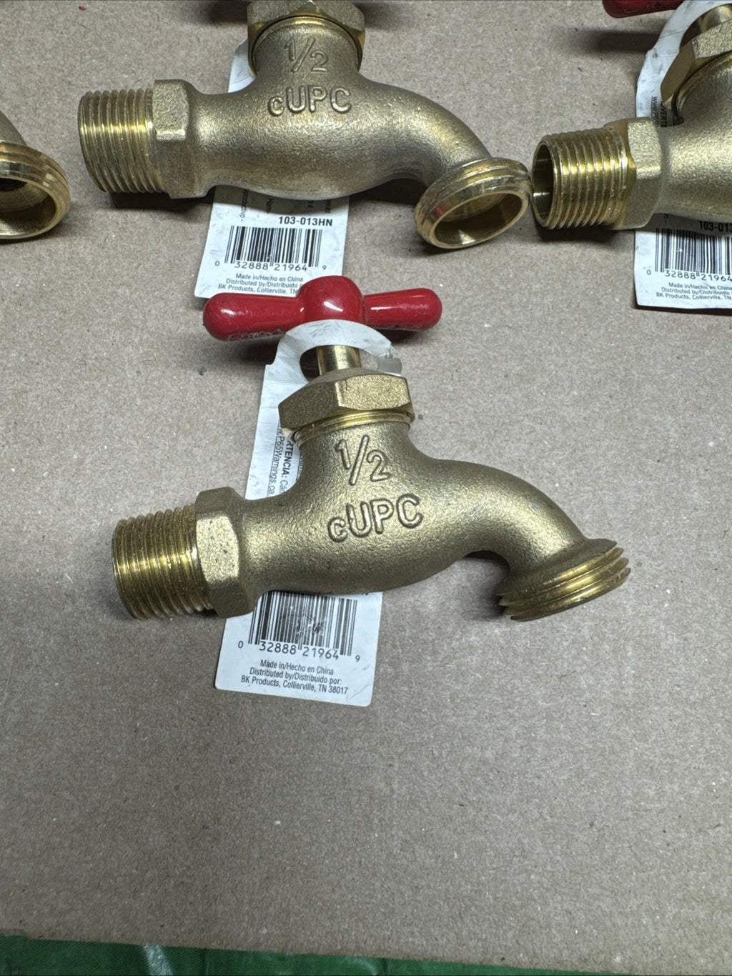 Lot Of 21 - 1/2" brass heavy duty Proline hose bibbs