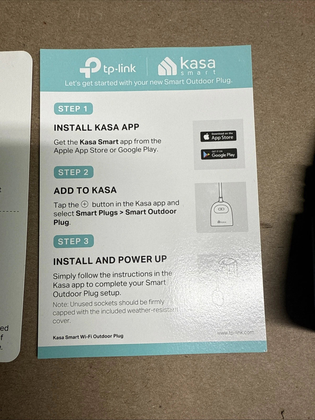 2-PK Kasa Outdoor Smart Plug Wi-Fi Outlet Timer, Works with Alexa & Google KP401