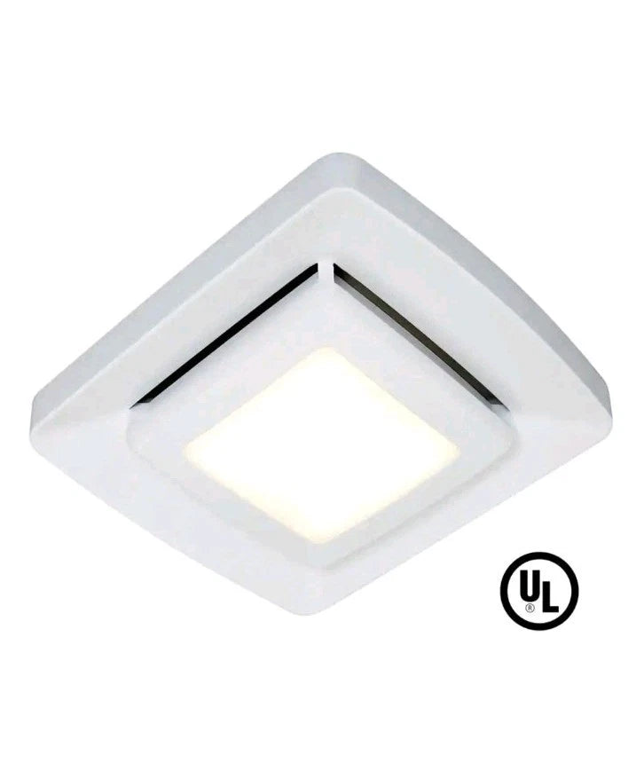 Broan NuTone Bathroom Fan Replacement Cover w/ Light - FG500N