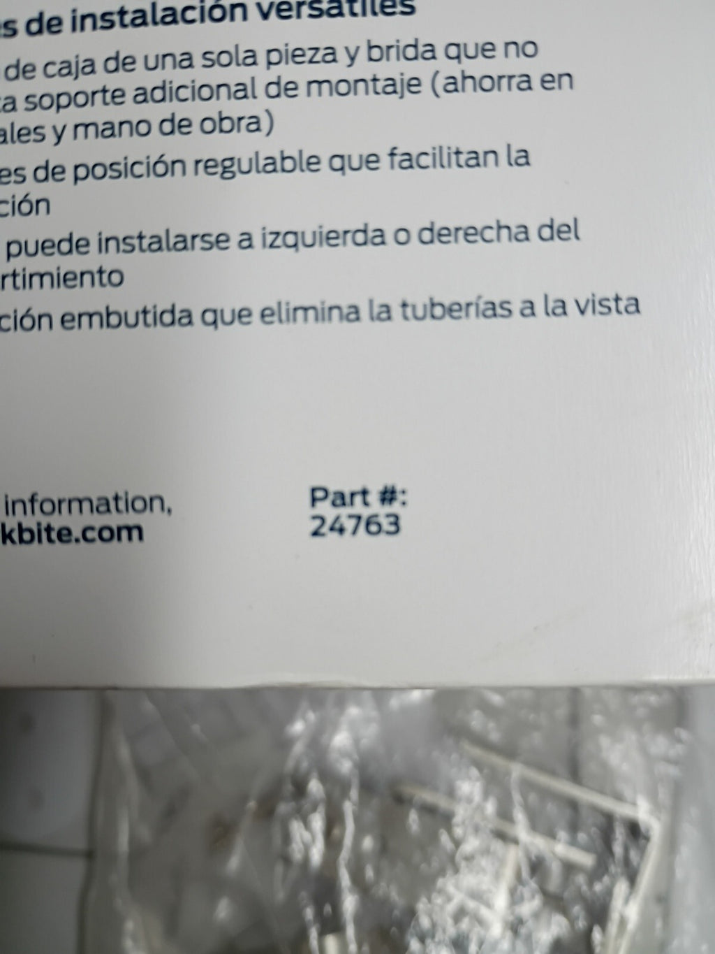 SharkBite 24763 Washing Machine Outlet Box New Open Box