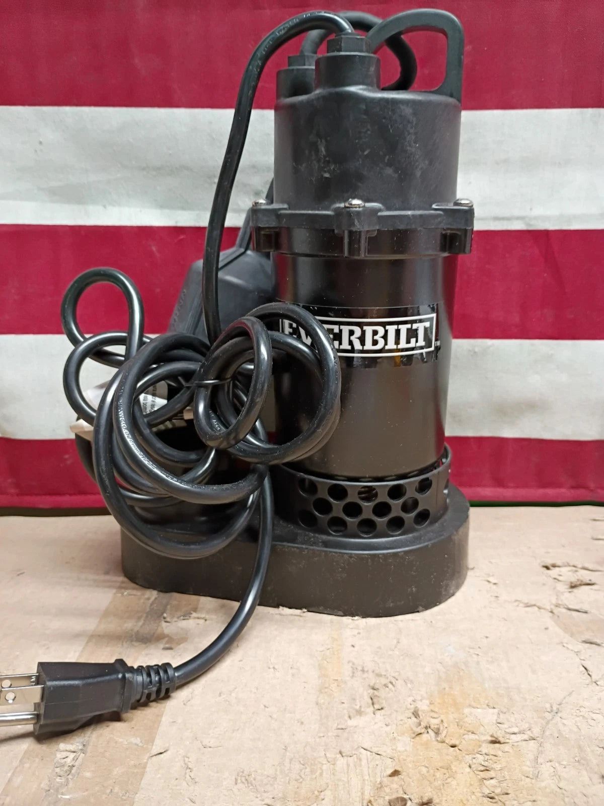 Everbilt HDSP50W 1/2 HP Submersible Aluminum Sump Pump with Tethered Switch, OB