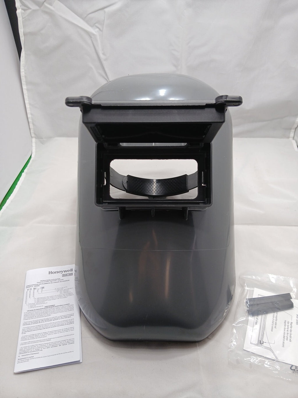 HONEYWELL FIBRE-METAL 906GY Passive Welding Helmet, Shade 10, Gray
