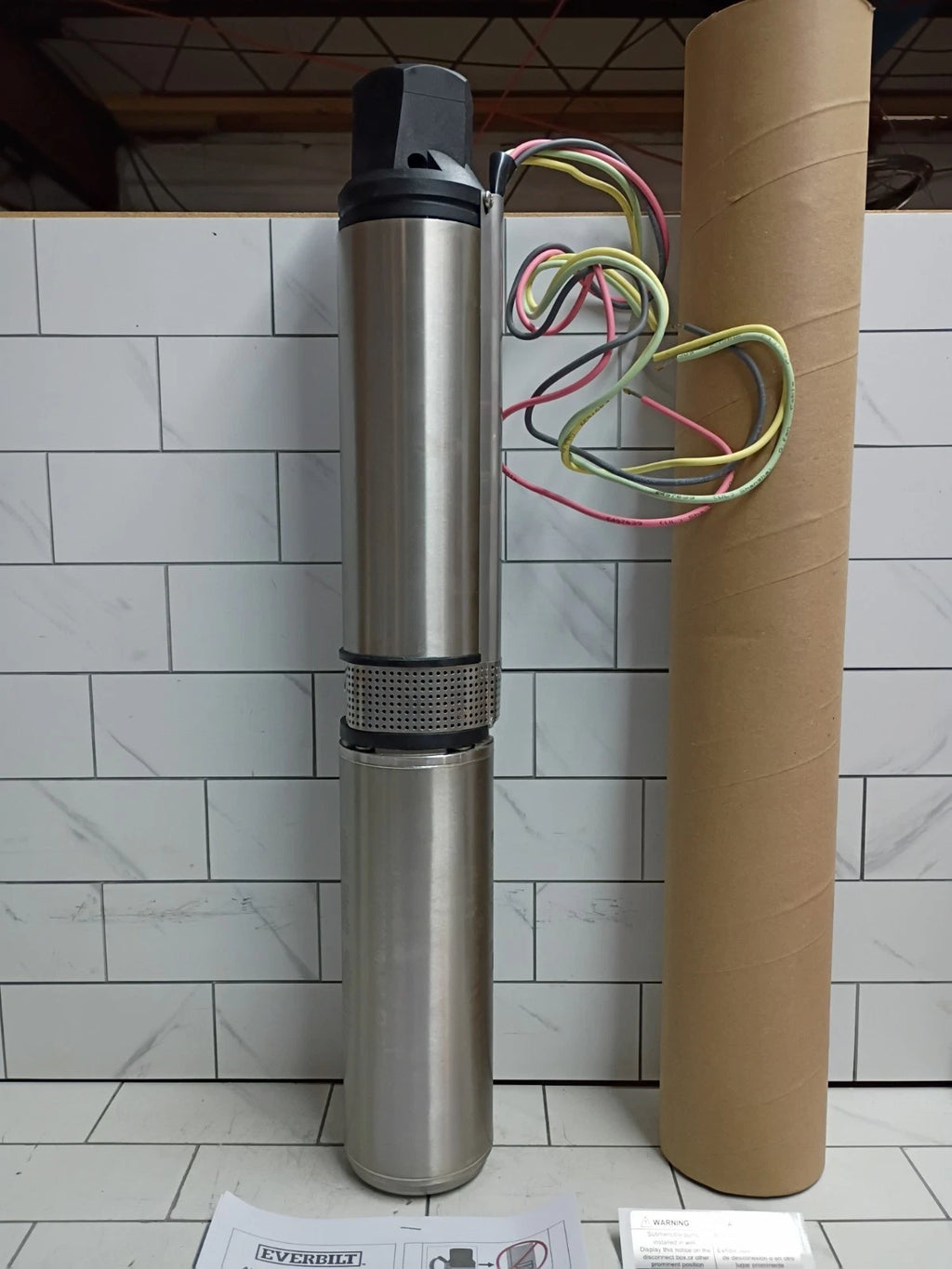 Everbilt 1HP Submersible 3-Wire 20GPM Deep Well Pump HDSUB10-203 NEW OPEN BOX