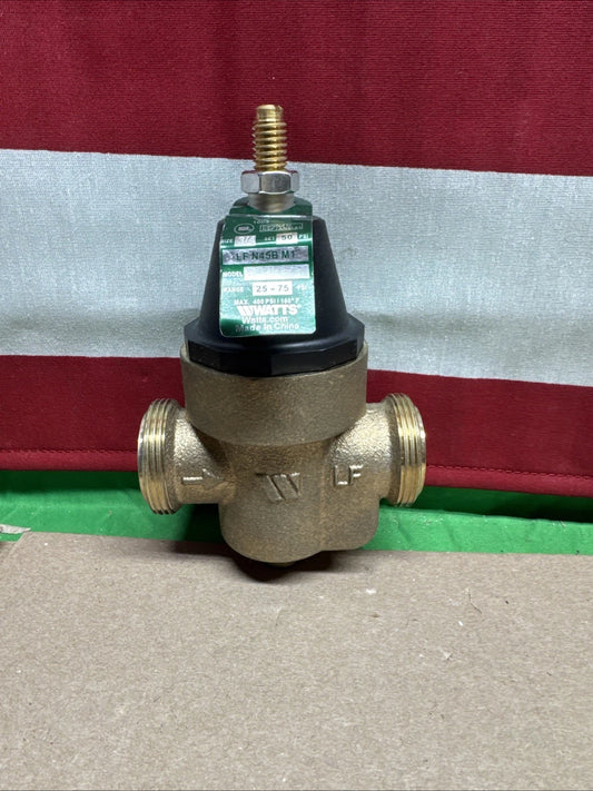 Watts LF N55B M1 Water Pressure Reducing Valve 50 PSI *missing Union*
