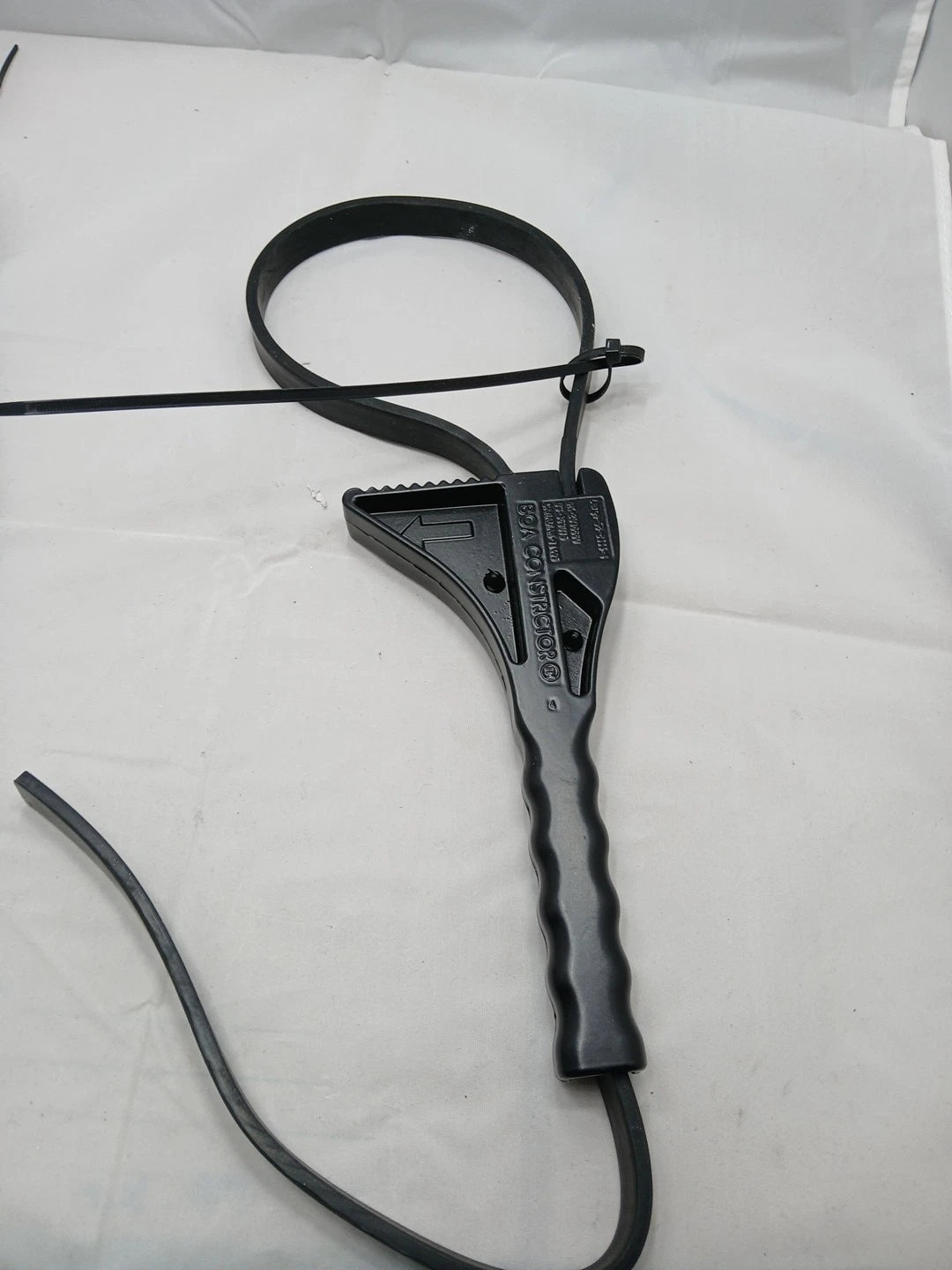 Boa Constrictor Strap Wrench with 11" Body and 39" Strap Black
