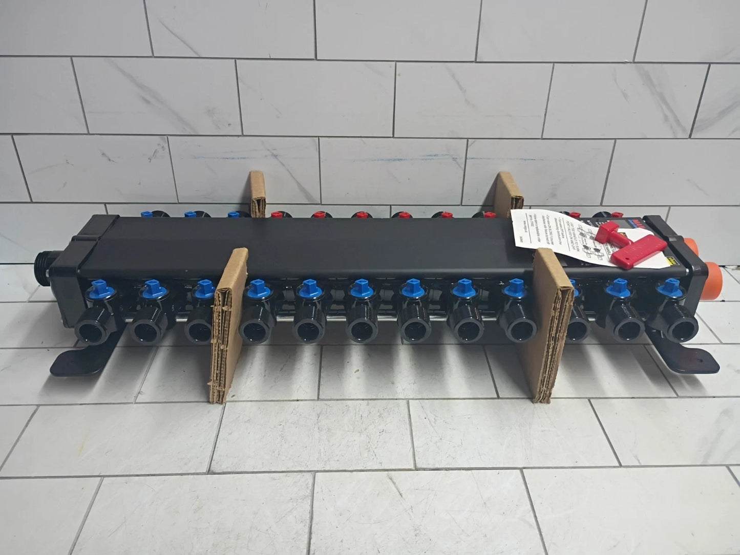 Viega Manabloc 1/2" Press x 24 Port Distribution Manifold 9 Hot 15 Cold 49620 OB