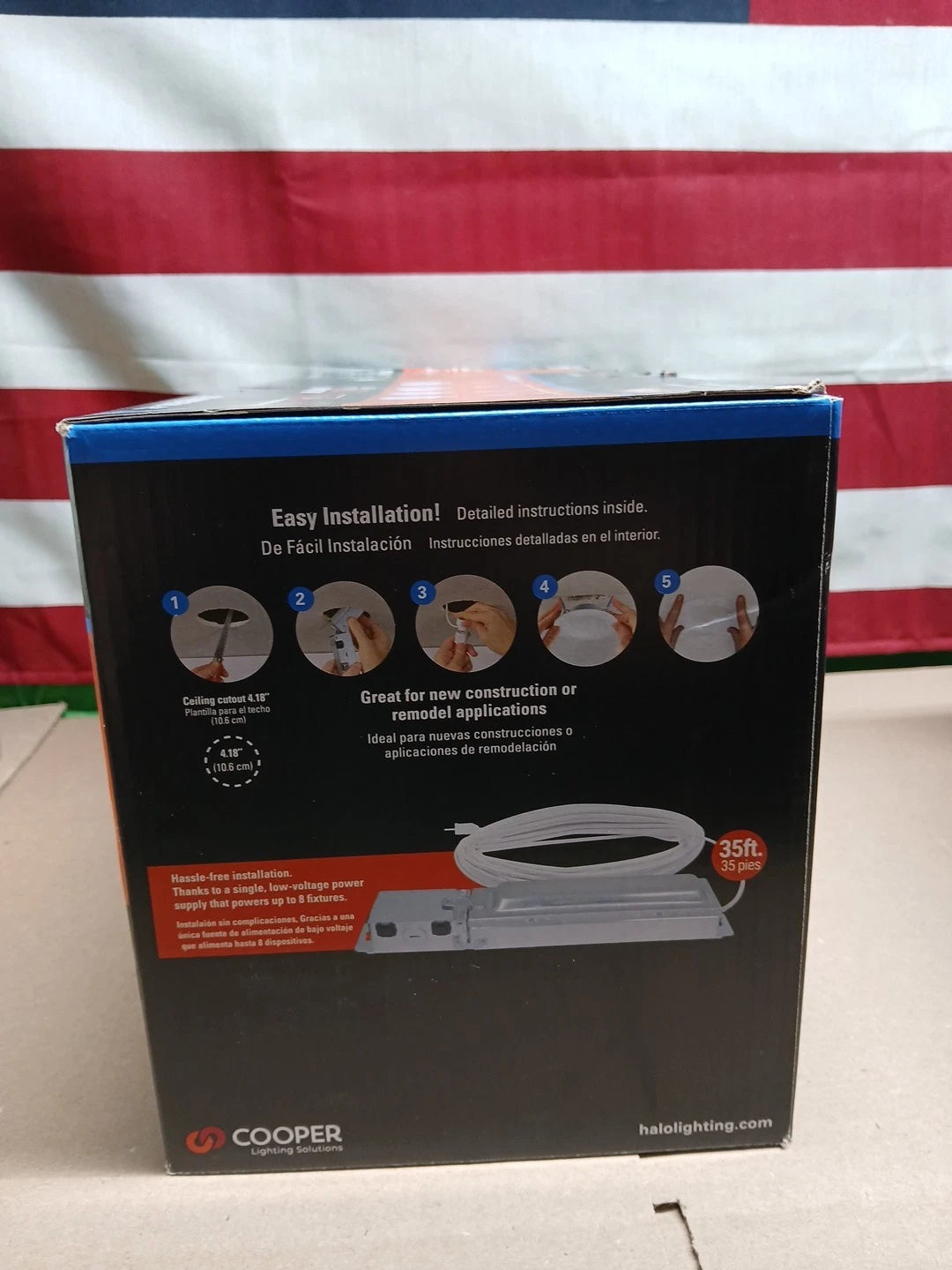 Halo QuickLink 4 in. Selectable CCT Direct Mount Canless LED Recessed Light