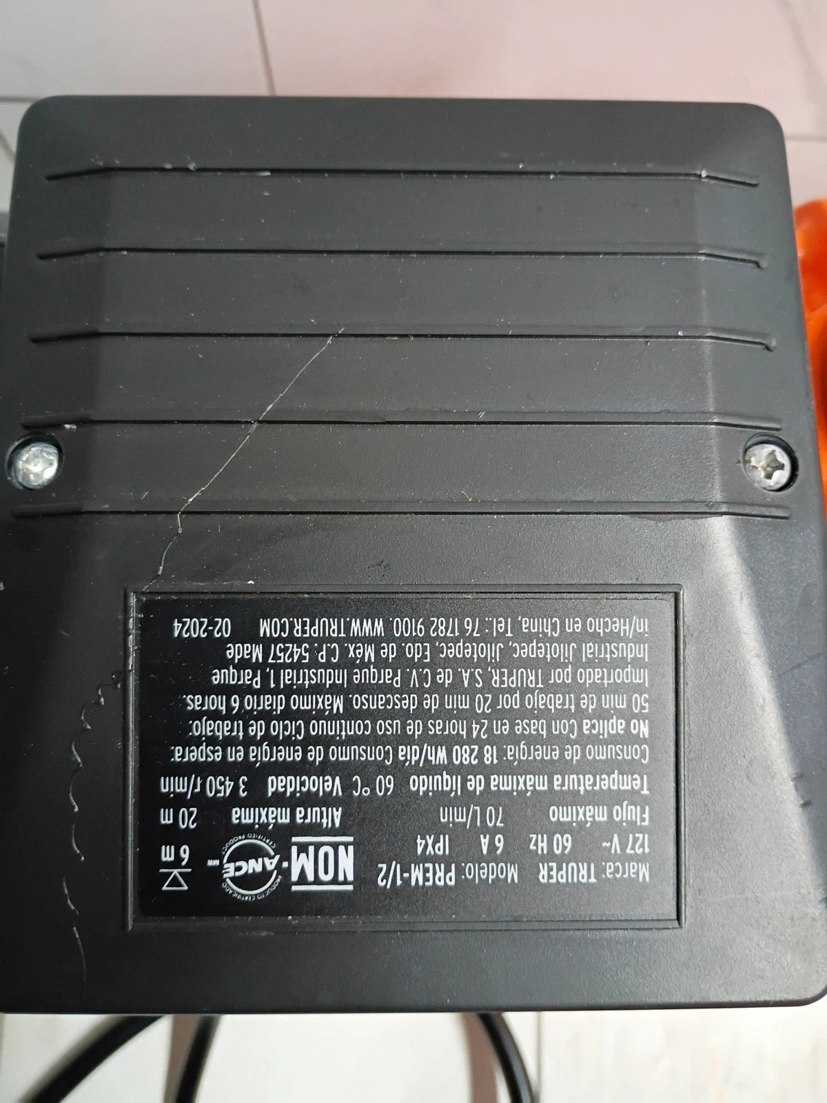 TRUPER PREM-1/2 373W 1/2 HP Pressure Pump Read Description