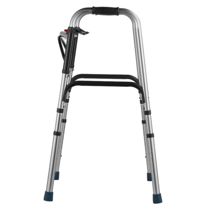 VEVOR Folding Walker Aluminum Mobility Walker Aid with Adjustable Height OB