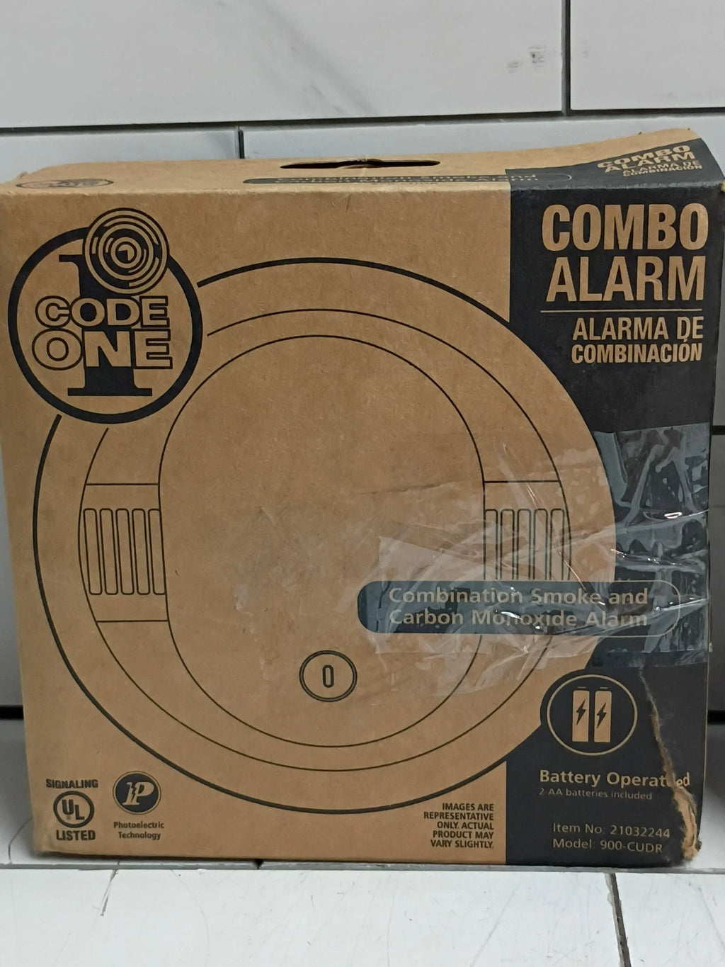 (3 Pack) Kidde 900-CUDR Code One Battery Powered Smoke & Carbon Alarm Detector