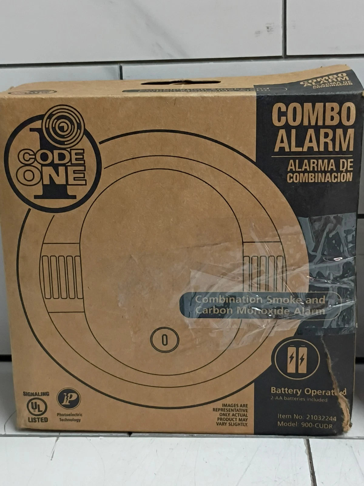 (3 Pack) Kidde 900-CUDR Code One Battery Powered Smoke & Carbon Alarm Detector