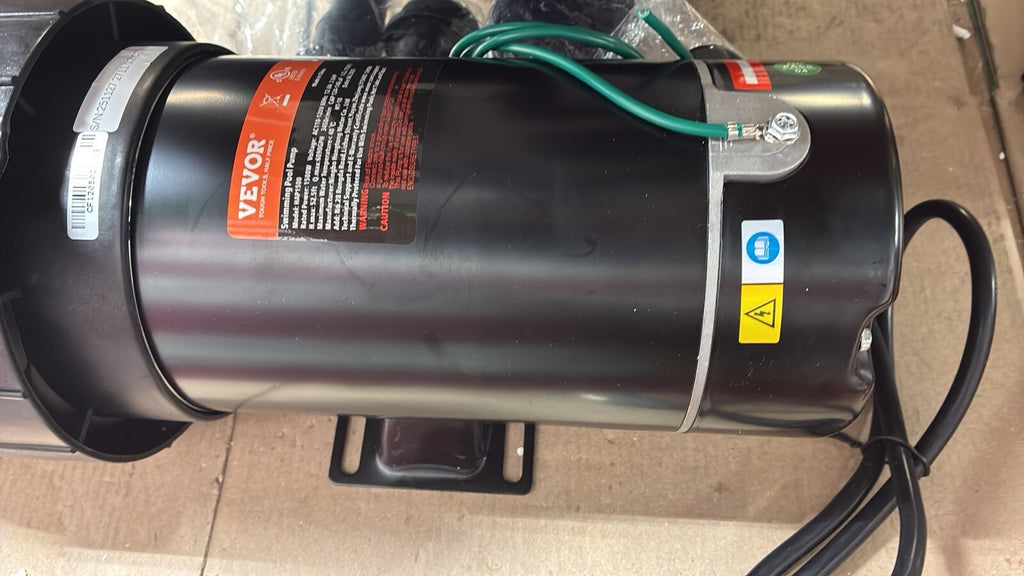 VEVOR HAP1500 SWIMMING POOL PUMP 2.0HP 120V 1500W SINGLE SPEED 5400 GPH