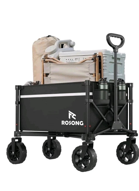 ROSONG COLLAPSIBLE WAGON CART (BLK)