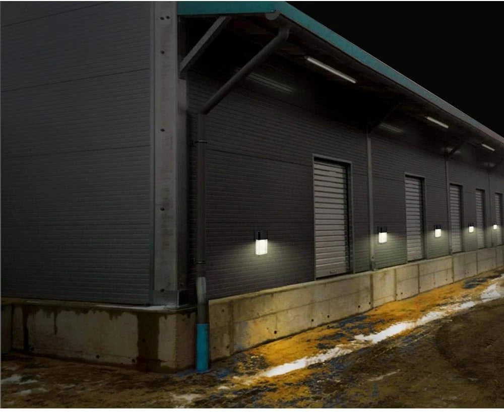 Commercial Electric 19-Watt Black Outdoor Integrated LED Classic Wall Pack Light