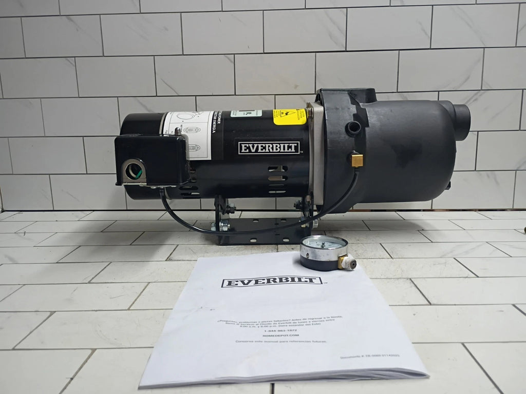Everbilt HDSWH5P 1/2 HP Plastic Shallow Well Jet Pump New Open Box