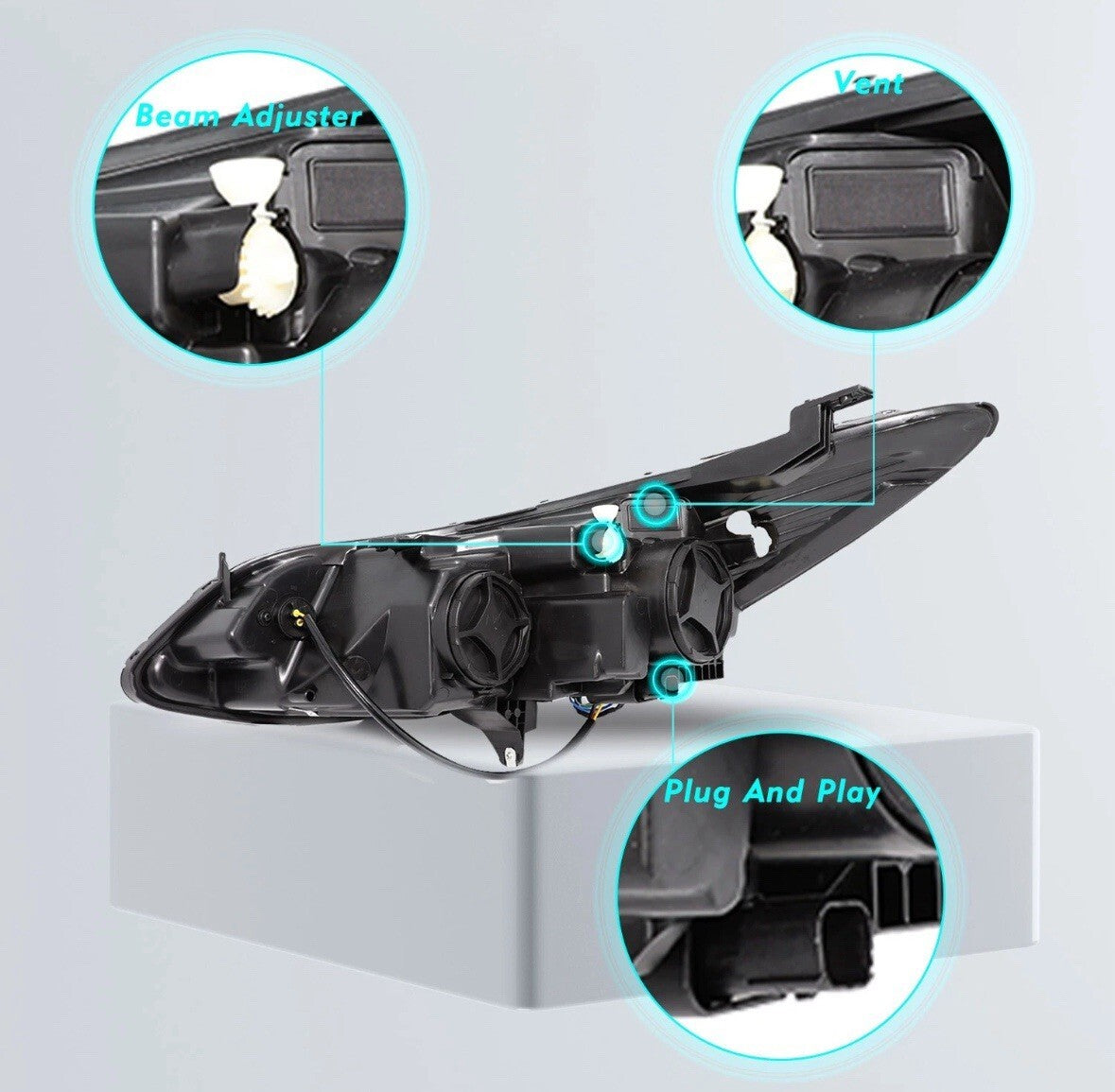 For 2016-2019 Chevy Cruze FACTORY  1pair Headlight Assembly Side 16 17 18 19