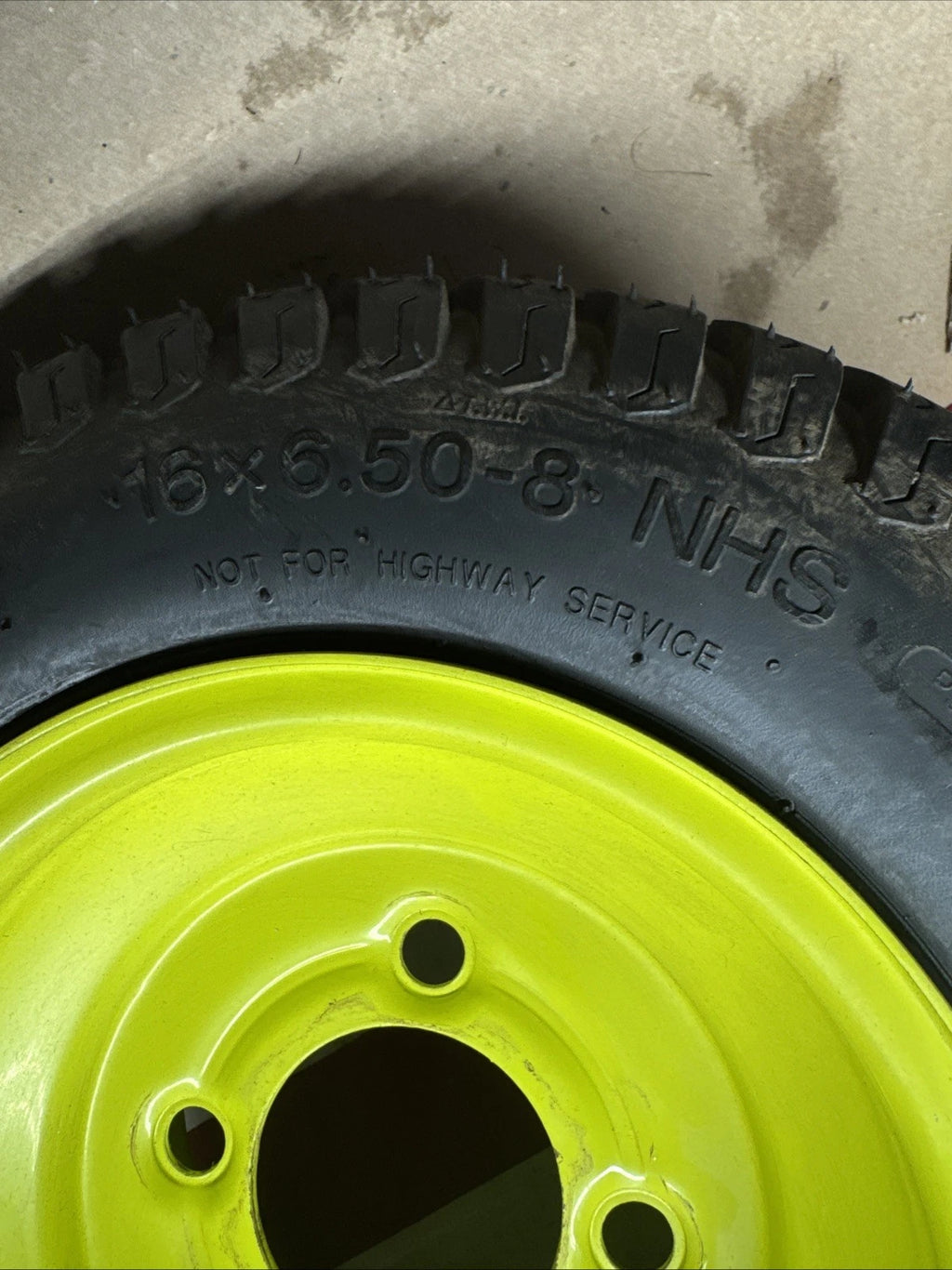 Rear Wheel And Tire For Ryobi Z30Li 80V Zero Turn Lawn Mower