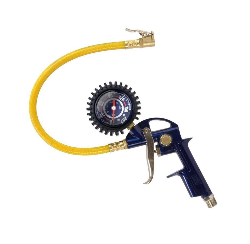 Campbell Hausfeld Tire Inflator, 3-in-1 Inflation Gun, with Gun, Locking Chuck