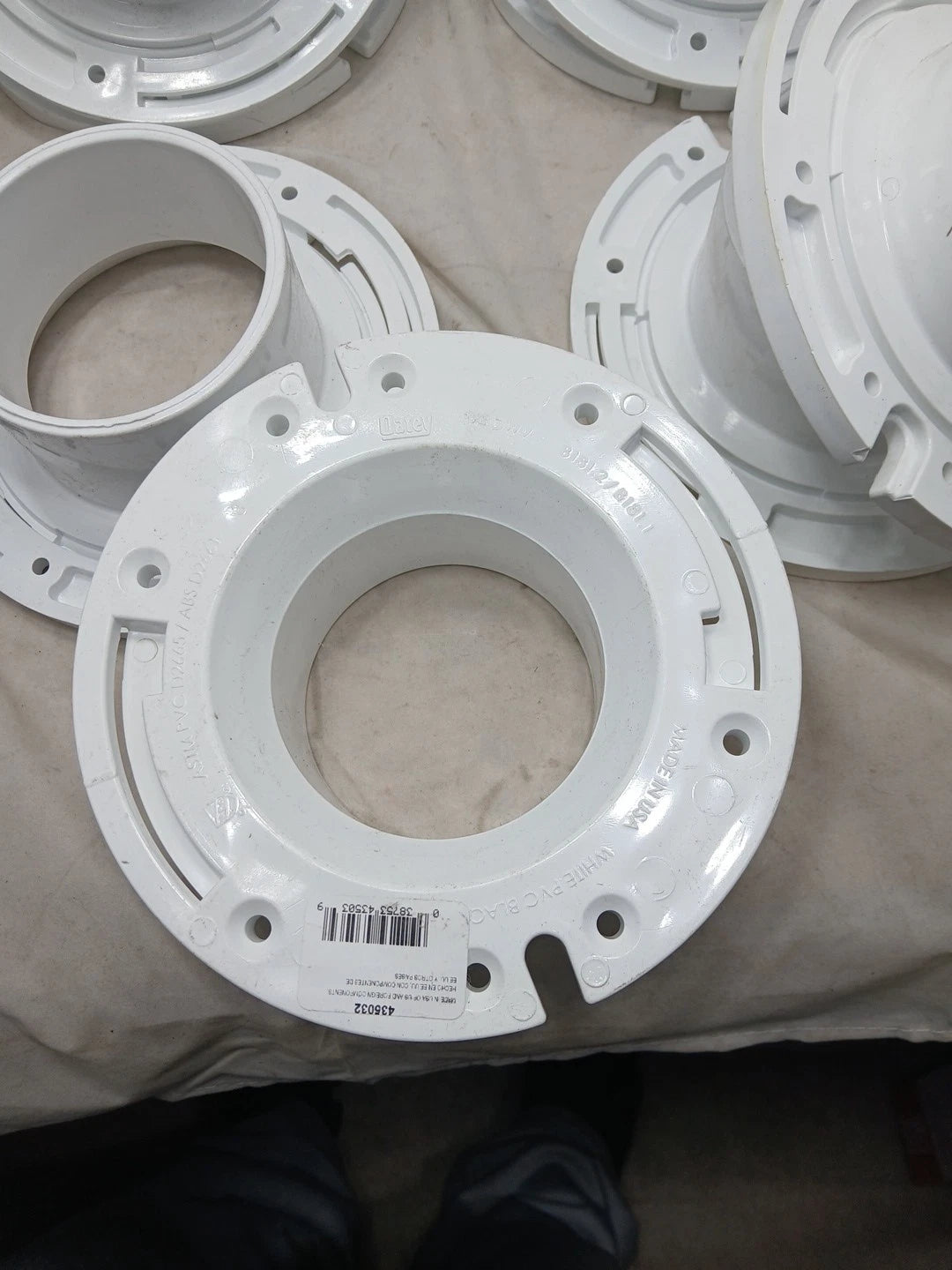 12- PK Oatey 3x4 Pvc Toilet Flange New OB