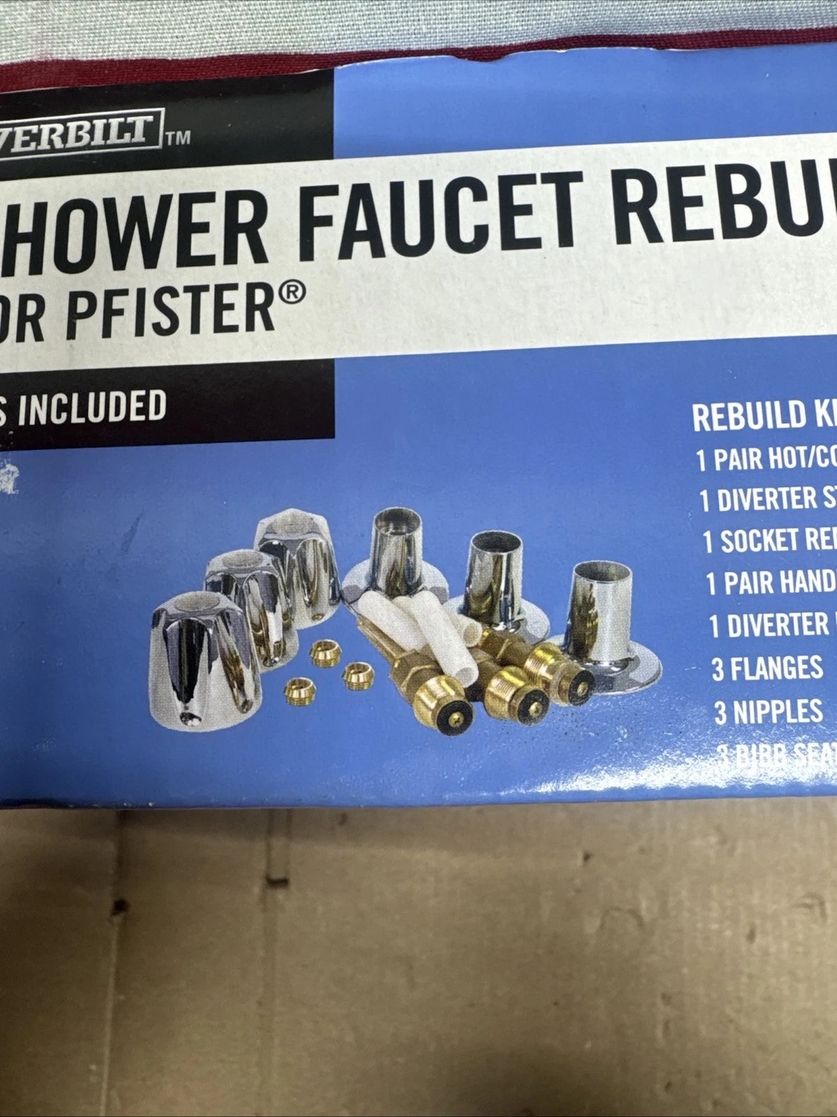 Everbilt 3-Handle Shower Valve Rebuild Kit for Pfister Tub/Shower