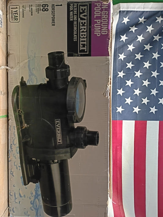 Everbilt 1 HP Pool Pump InGround 2 Speed 230V (Model SPP10002-2SP) OPEN BOX