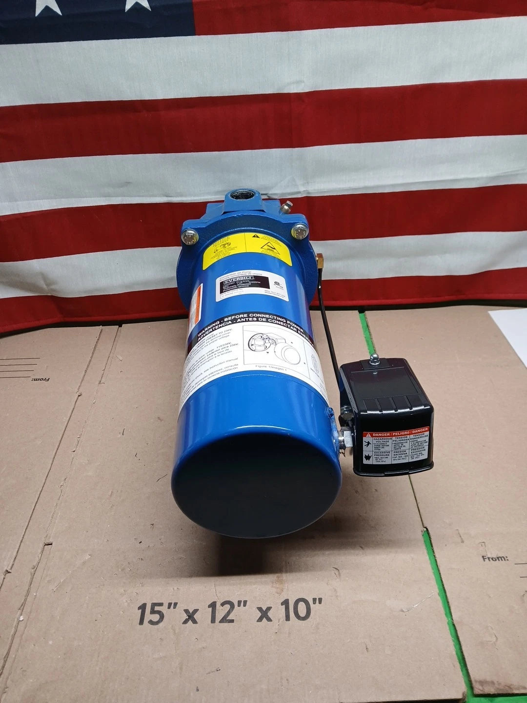 Everbilt 1 HP Professional Convertible Jet Pump Used