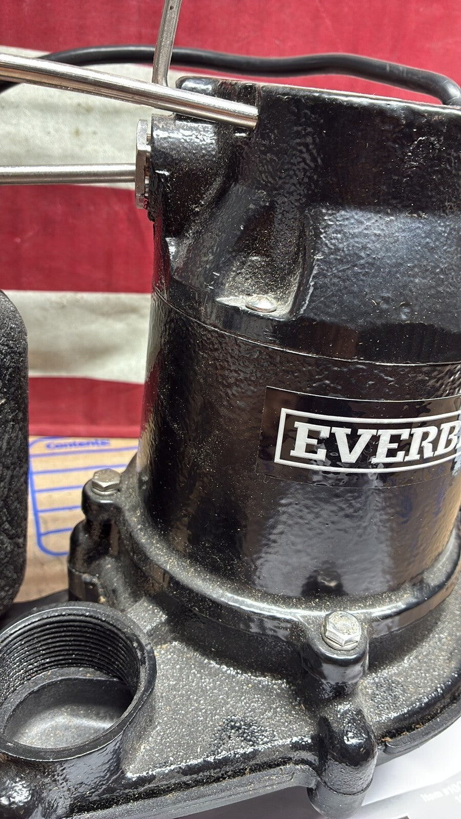 Everbilt HDS30 - 1/3 HP Cast Iron Submersible Sump Pump New Open Box