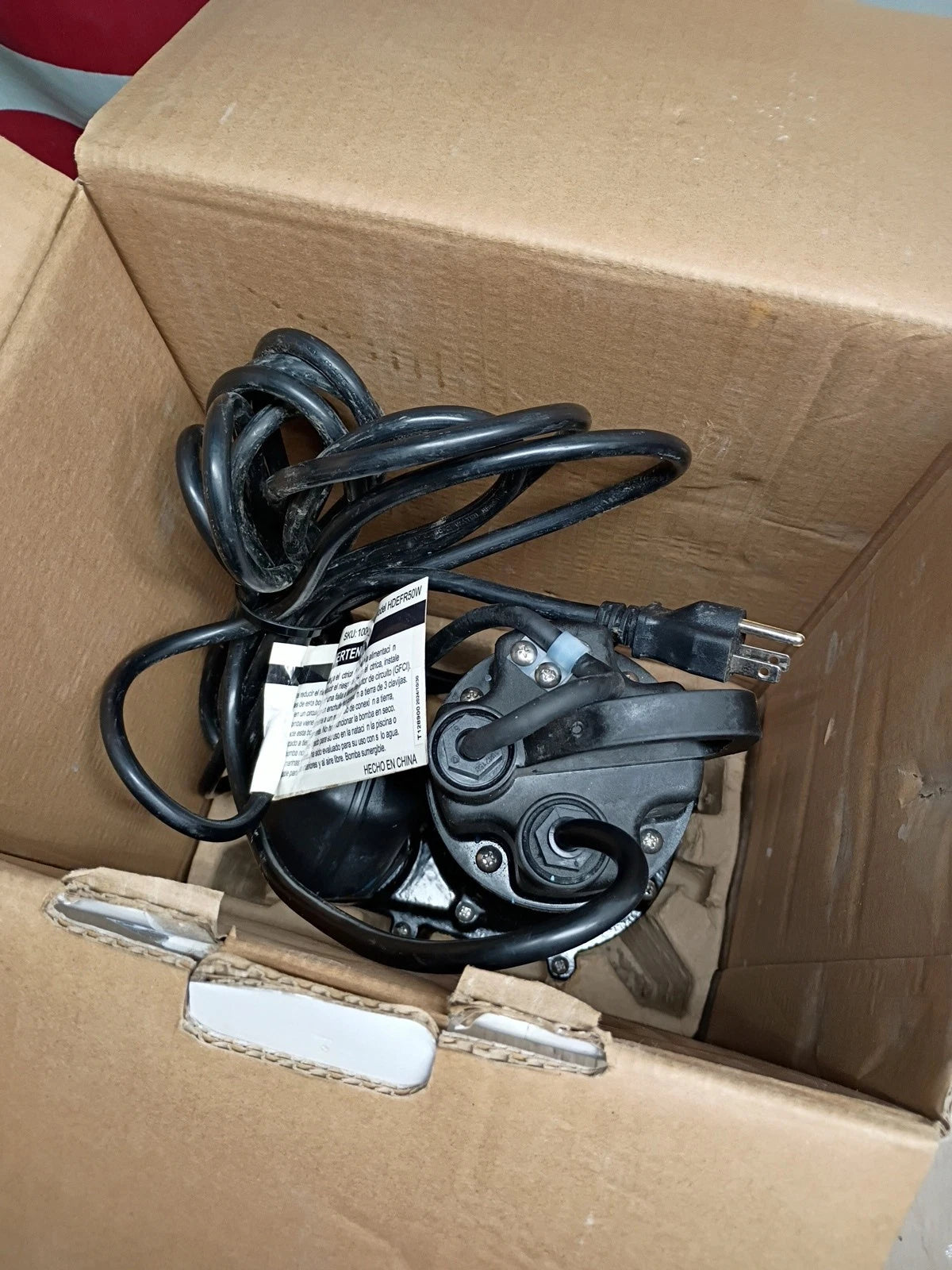 Everbilt HDEFR50W 1/2 HP Effluent Pump, USED READ DESCRIPTION