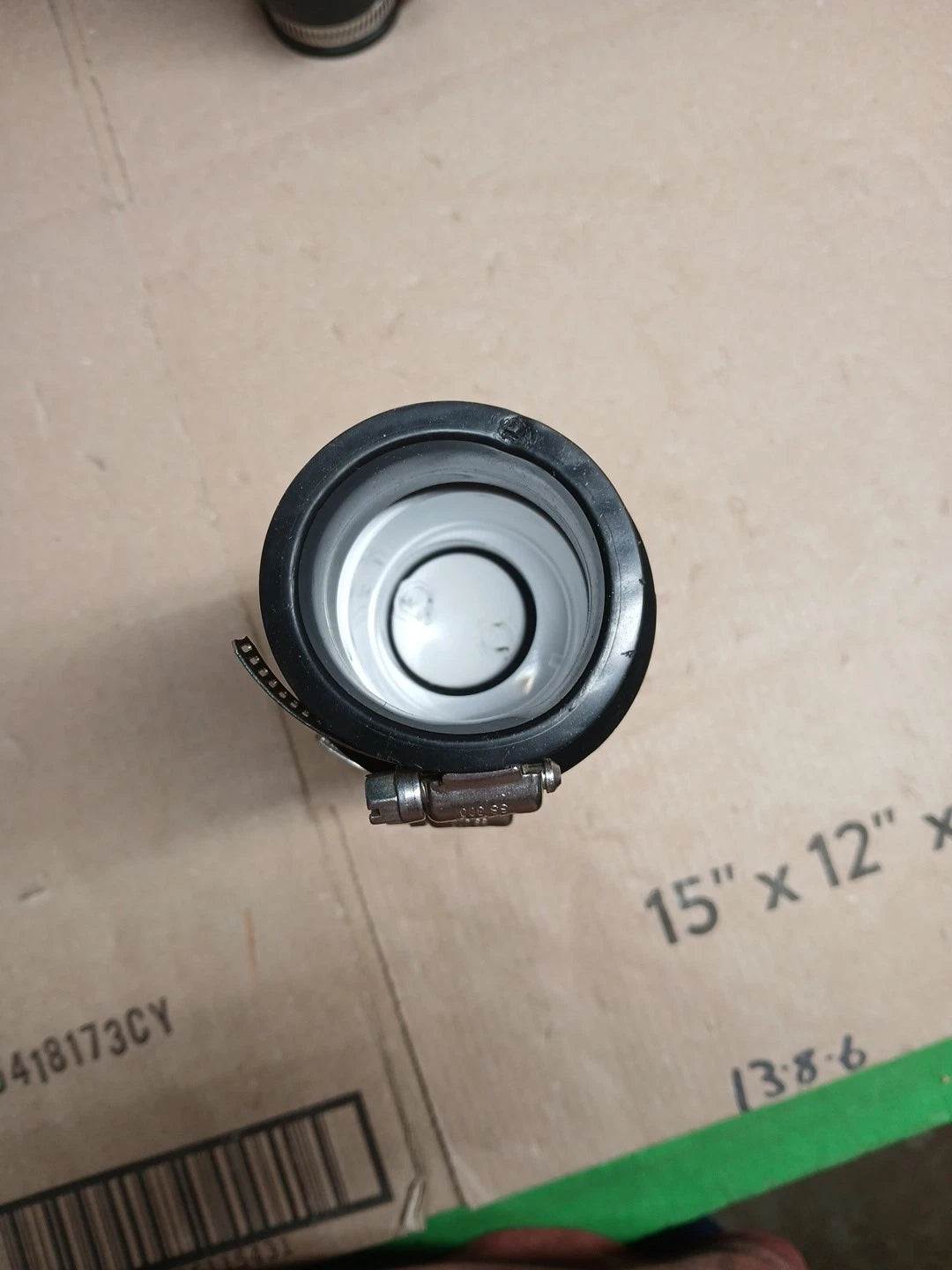 Lot Of 2 Everbilt EV-QV15 1-1/2 PVC Check Valve Black White Fernco Connect