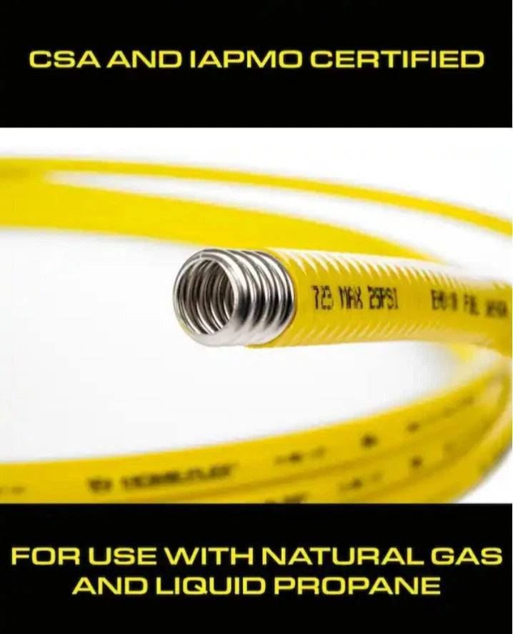 1/2 in. CSST x 25 ft. Corrugated Stainless Steel Tubing and 1/2 in. CSST....