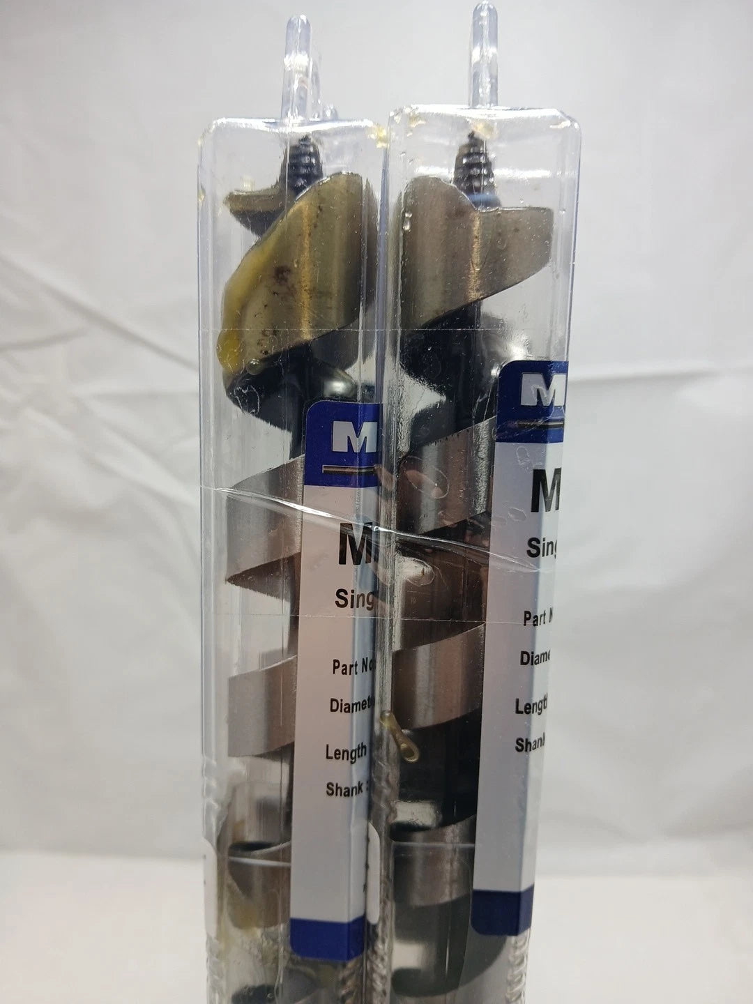 4 Pack Mag-Bit 704.1616, 1" x 13" Single Spur Auger Bit, 7/16" Shank