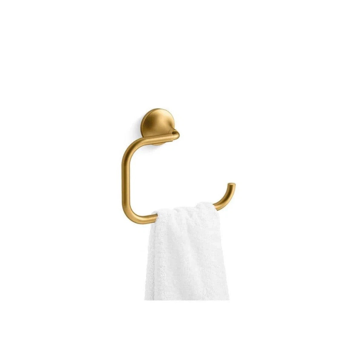 KOHLER Tone Towel Ring in Vibrant Brushed Moderne Brass 27428-2MB