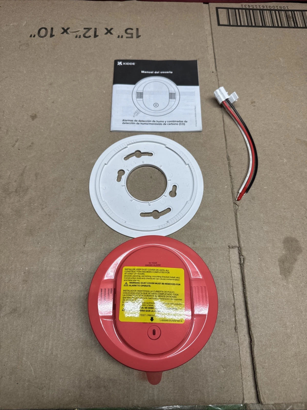 Kidde 20SA10 Hardwired Smoke Detector with Photoelectric sensor New Open Box