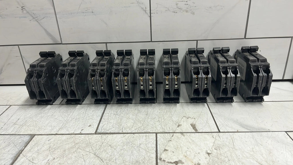 9PK ABB THQLT1515A 2-15 AMP SINGLE-POLE TANDEM 120-VOLT/240-VOLT CIRCUIT BREAKER