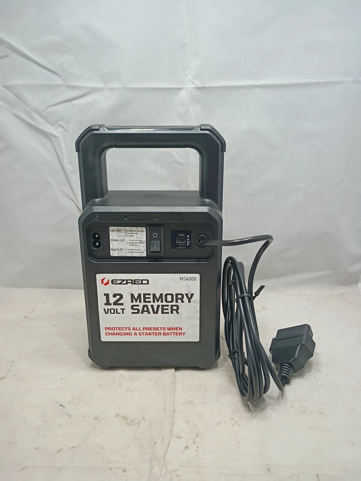 EZ Red MS4000 Automotive Memory Saver With Built In Charger Open Box