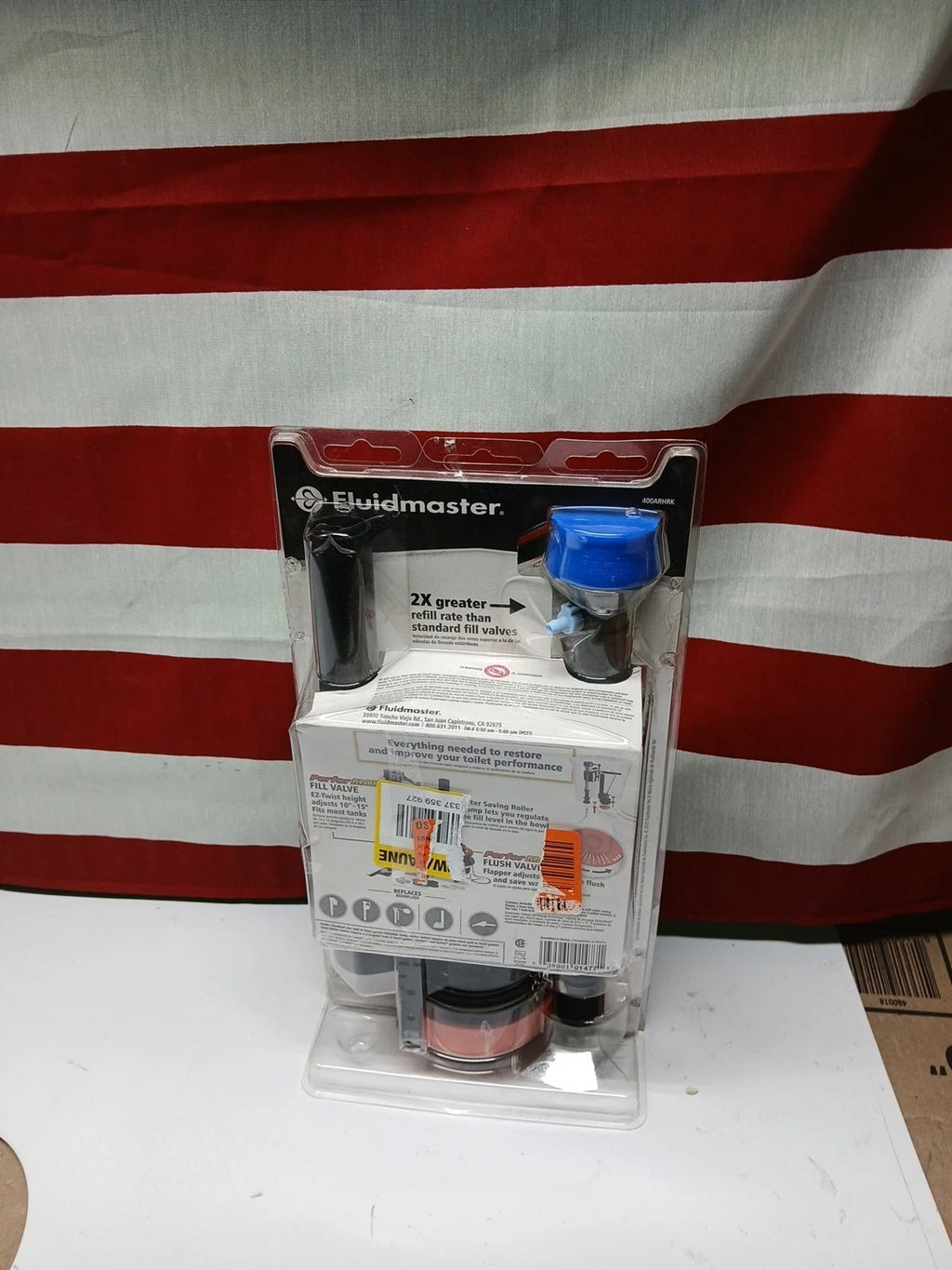 LOT OF 9 Fluidmaster Universal Complete Toilet Rebuild Repair Kit 10 H 400ARHRK.