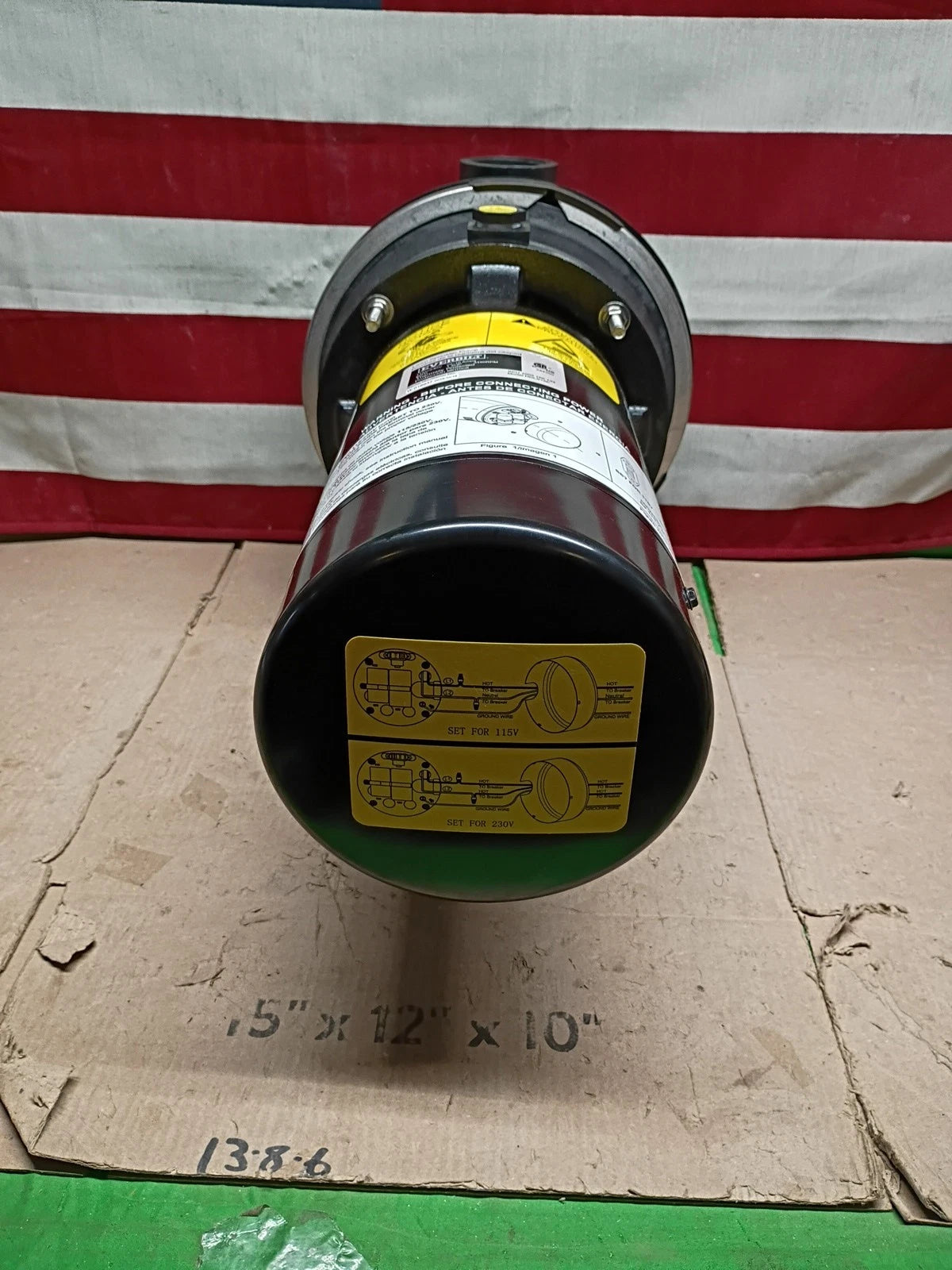 Everbilt HDLS15P Lawn Irrigation Pump Plastic 1-1/2HP Open Box,