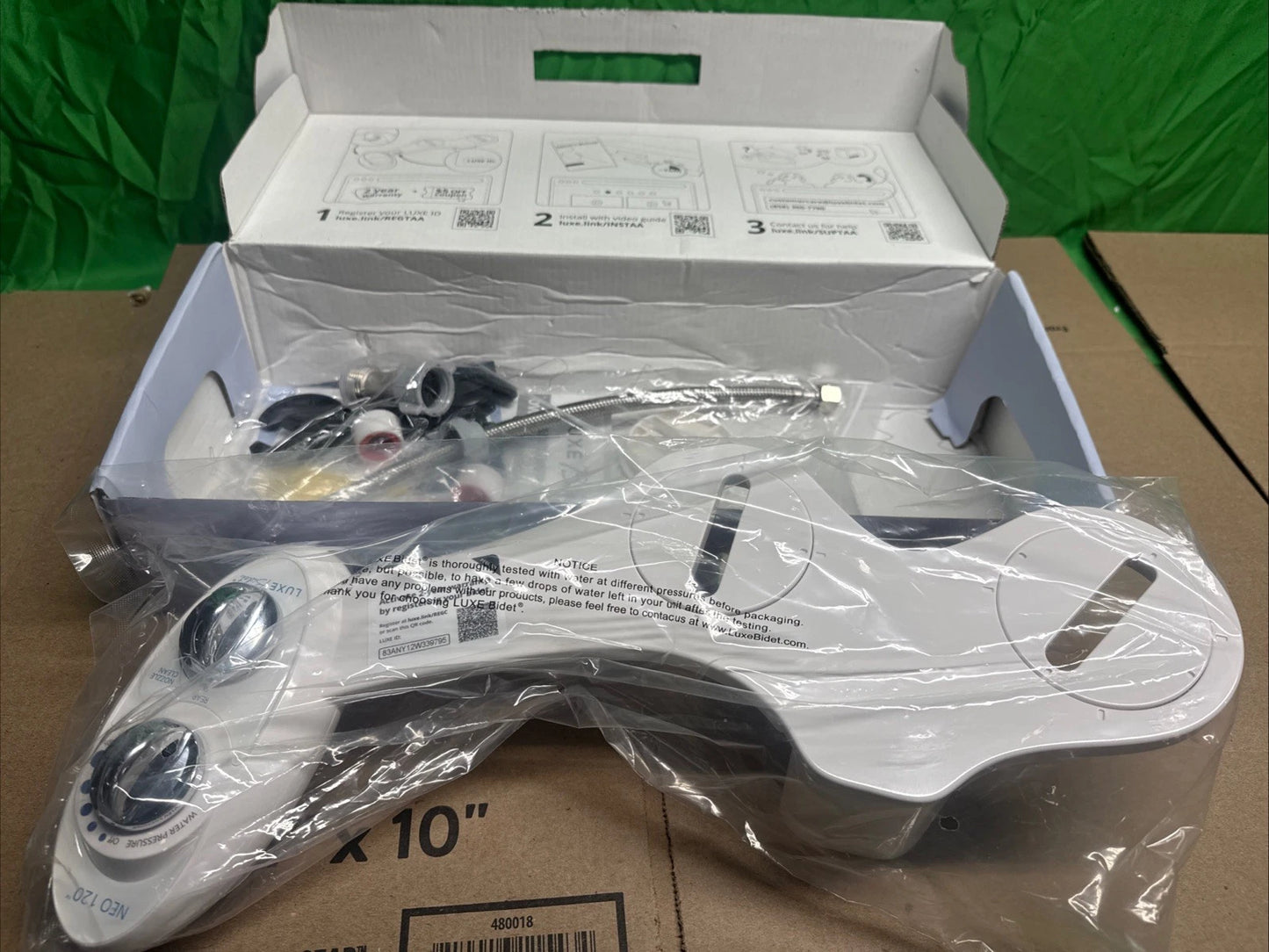 LUXE Bidet NEO 120 - Self-Cleaning Nozzle, Fresh Water Non-Electric Bidet