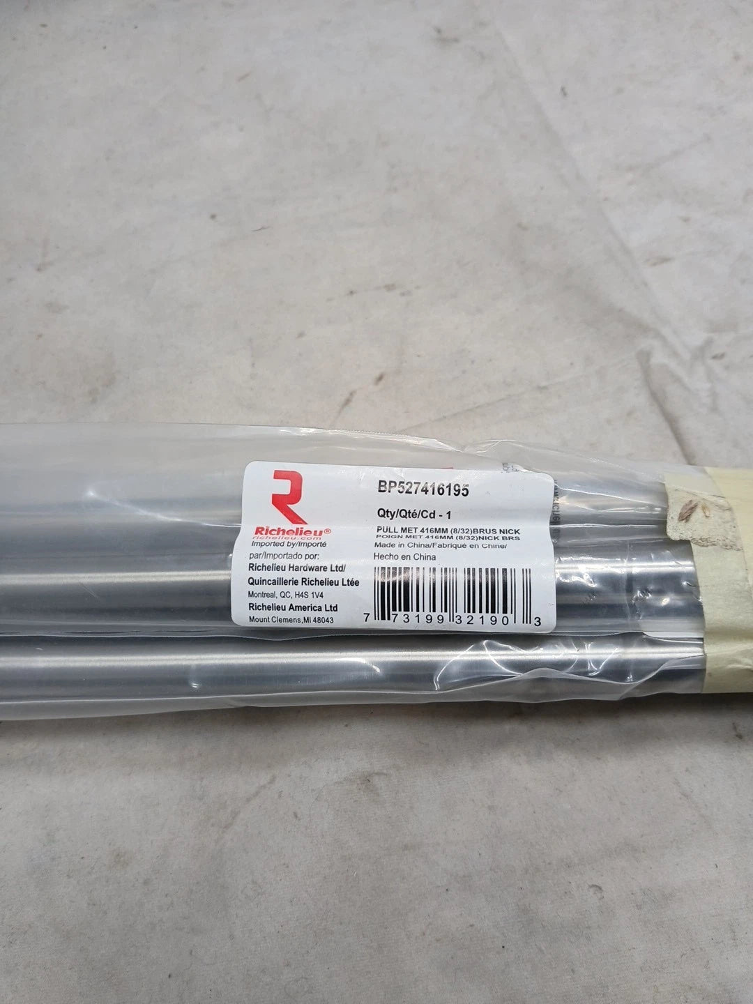 4-PK RICHELIEU Pull Handles BP527416195 16-3/8" 416 New OB