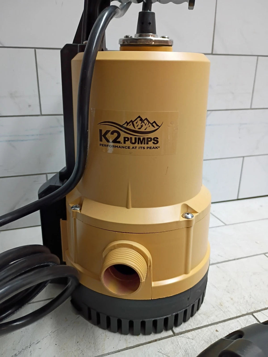 K2 1/4 HP Automatic Submersible Pool Cover Pump Open Box