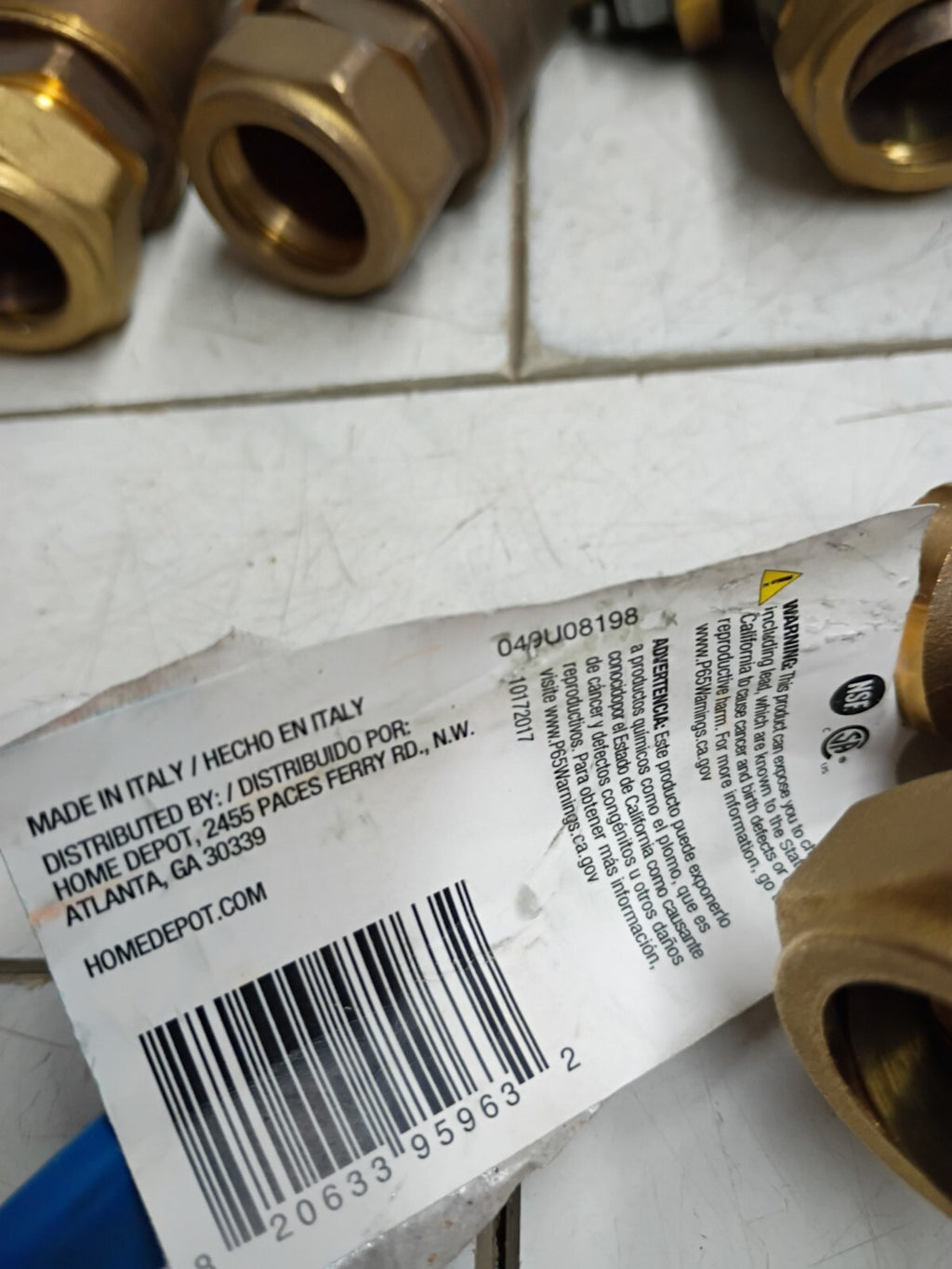 (27 Pack) Everbilt 3/4 in  COMP Lead Free Brass Ball Valve